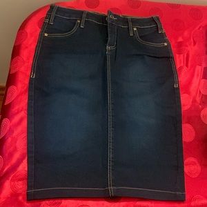 STEEZ jeans skirt size 0, New